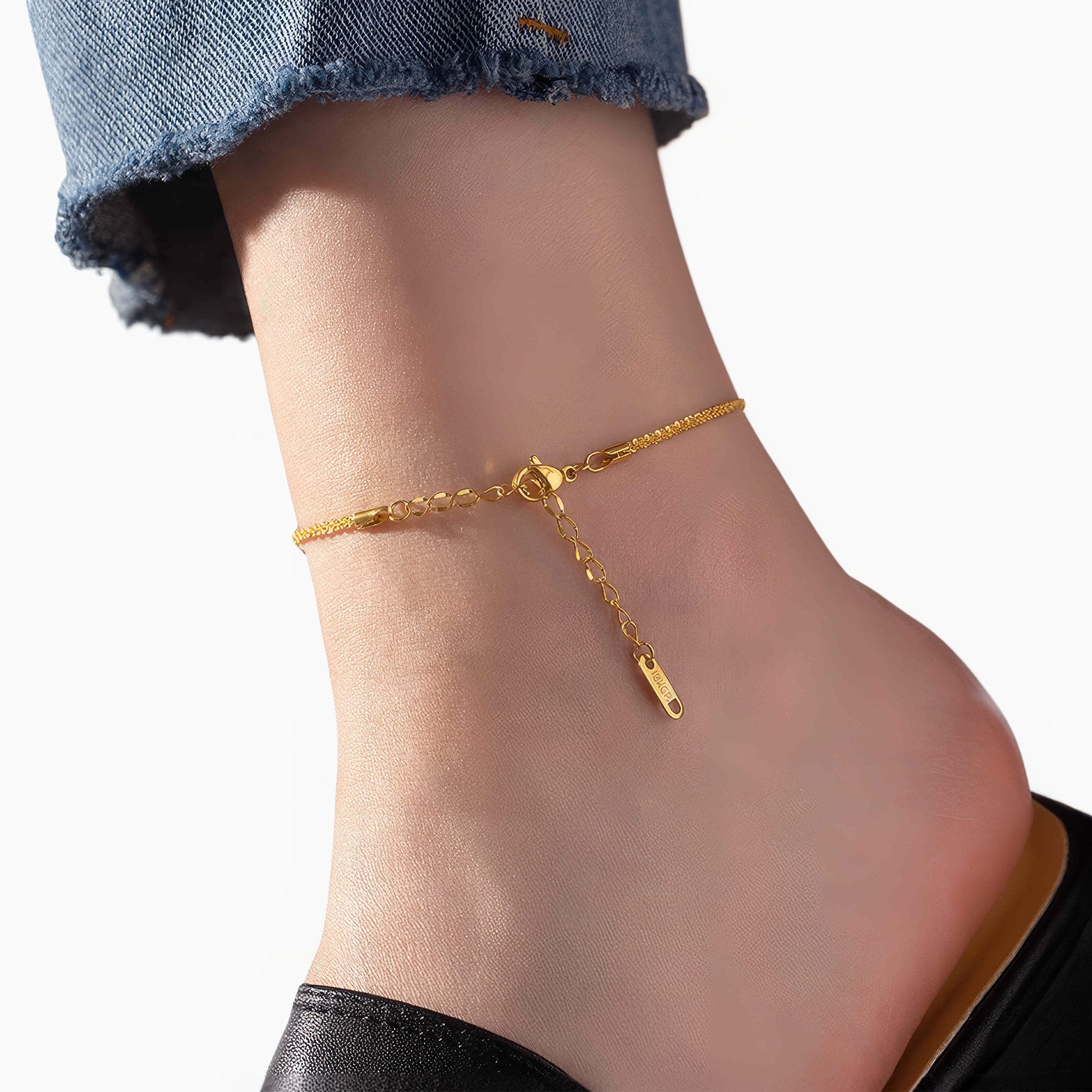 Gypsophila Design Versatile Anklet - Nobbier - Anklet - 18K Gold And Titanium PVD Coated Jewelry