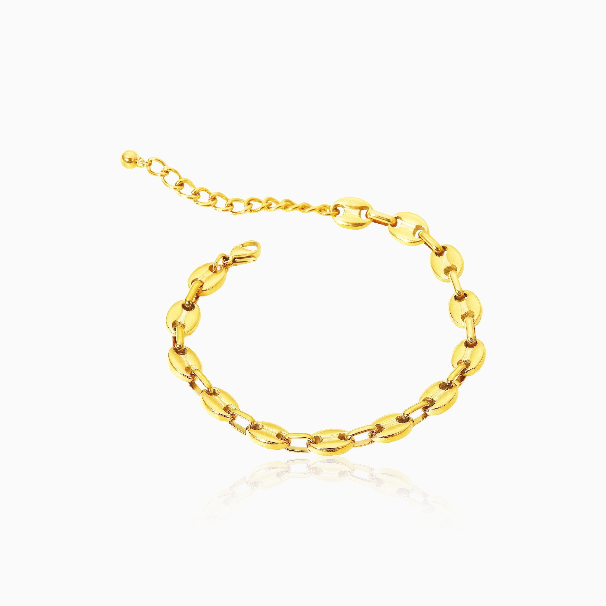 Pig Nose Buckle Anklet - Nobbier - Anklet - 18K Gold And Titanium PVD Coated Jewelry