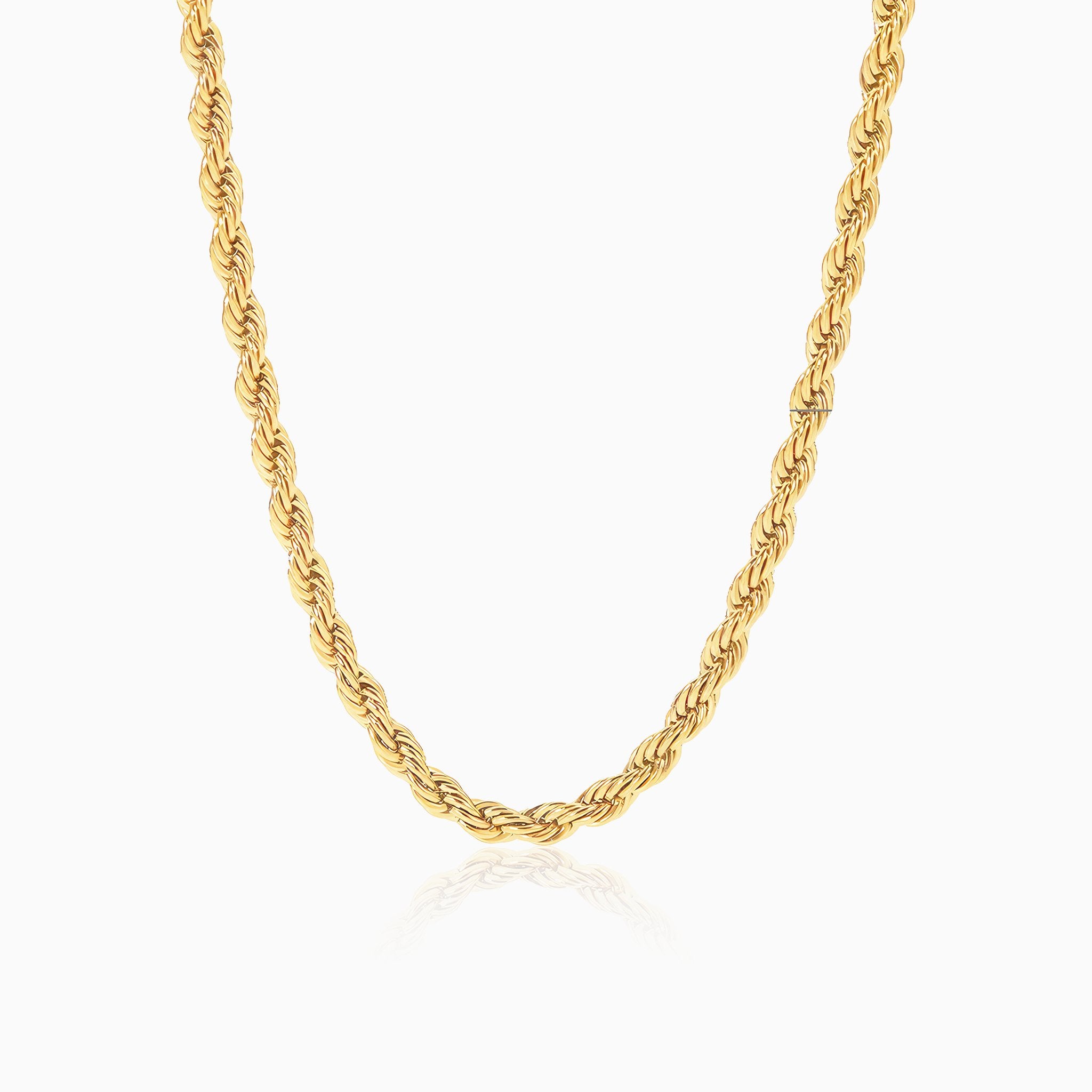 Twist Design Necklace - Nobbier - Necklace - 18K Gold And Titanium PVD Coated Jewelry