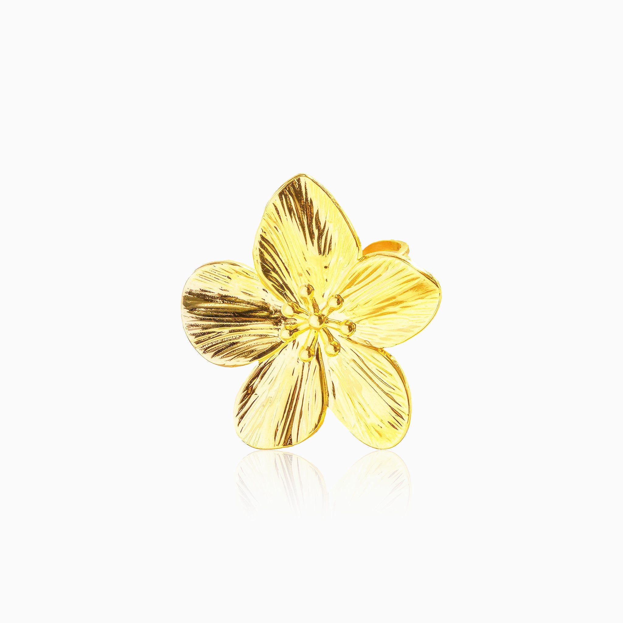 Vintage Flower Versatile Ring - Nobbier - Ring - 18K Gold And Titanium PVD Coated Jewelry