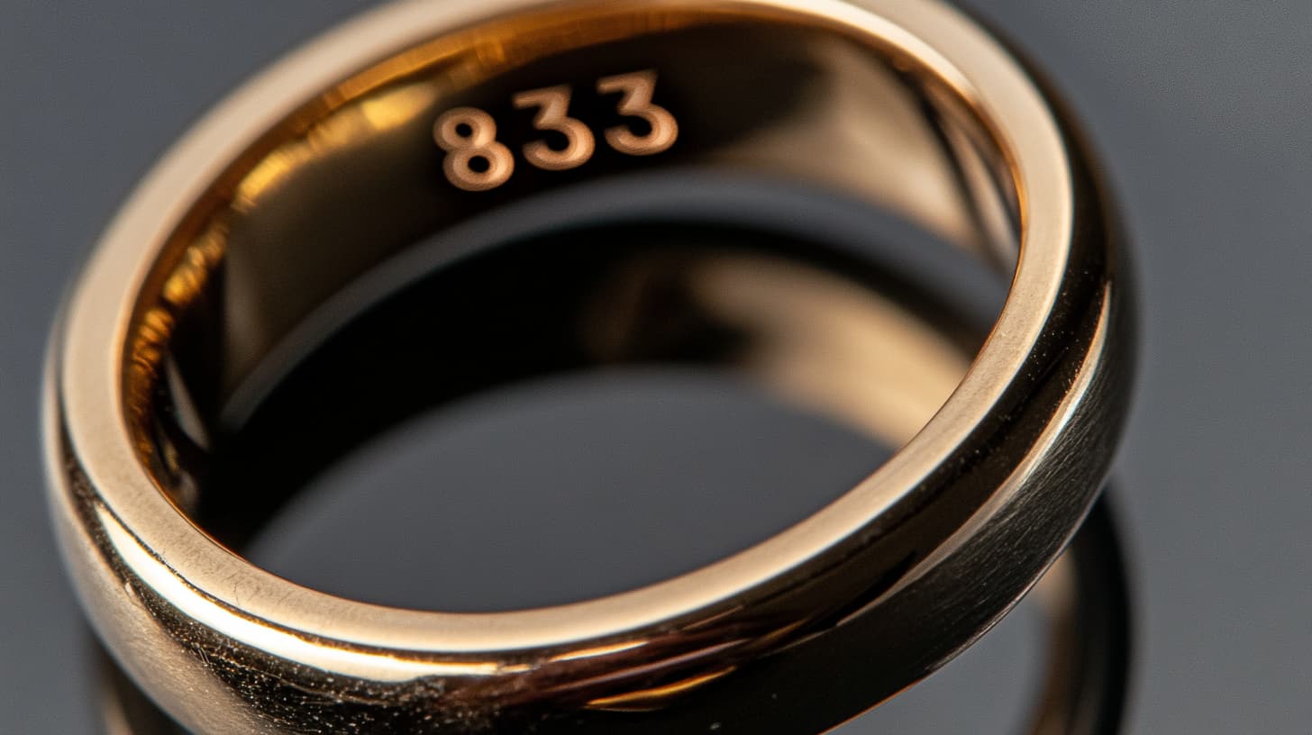What does 833 Stamp Mean on Jewelry - 20k Gold Guide