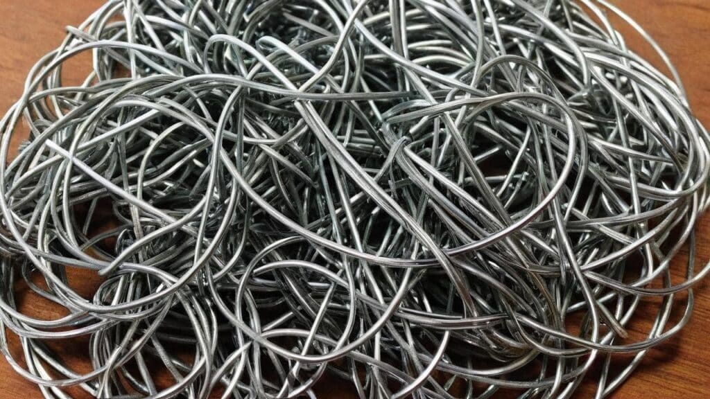 Coiled silver jewelry making wire for wire wrapping and crafting projects essential for beginner DIY jewelry making