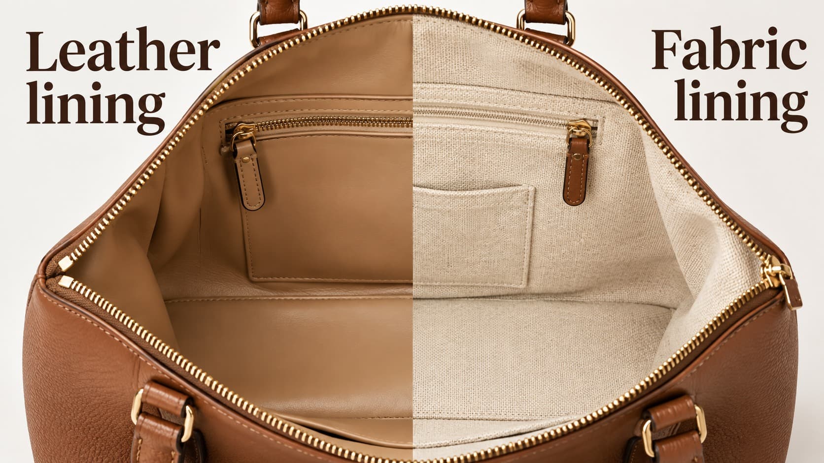 Fabric Lining vs Leather Lining Inside a Bag: What's the Difference?