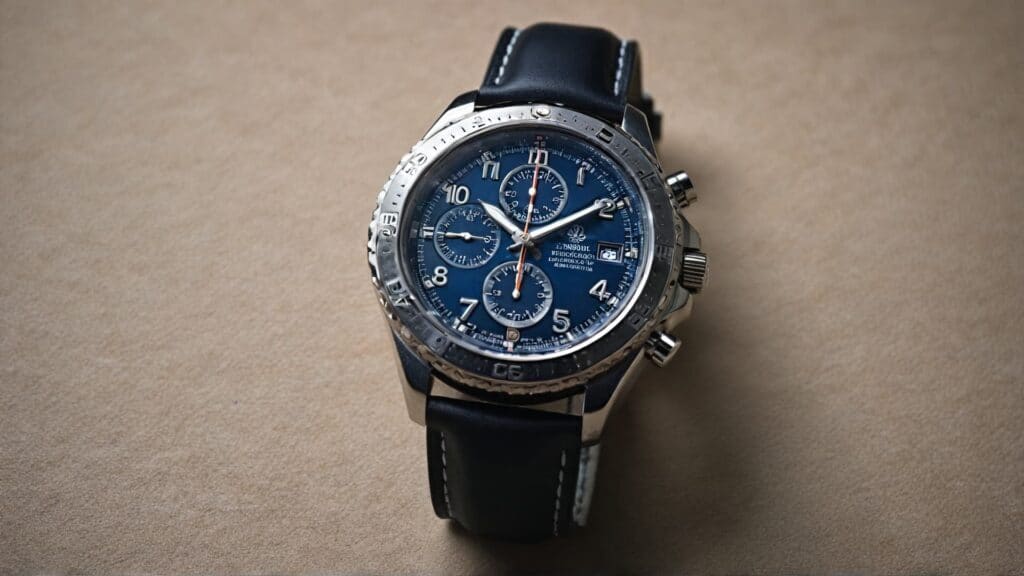 Authentic luxury watch demonstrating genuine quality markers and details used in fake watch detection and authentication