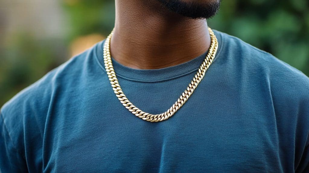 Gold Chain Necklace Bold Statement