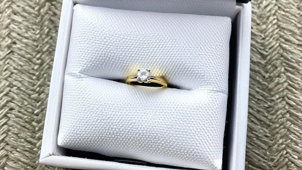 Expensive diamond engagement ring requiring jewelry insurance coverage beyond standard renters policy limits