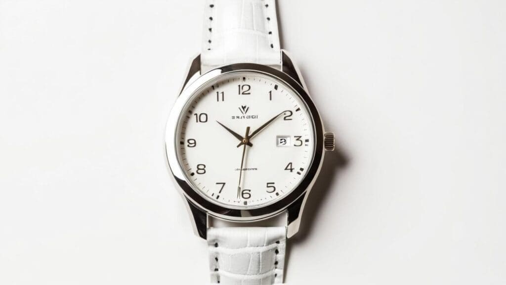 Manual mechanical watch with crown for daily winding - demonstrates the type of timepiece that requires regular hand winding and attention to resistance feedback