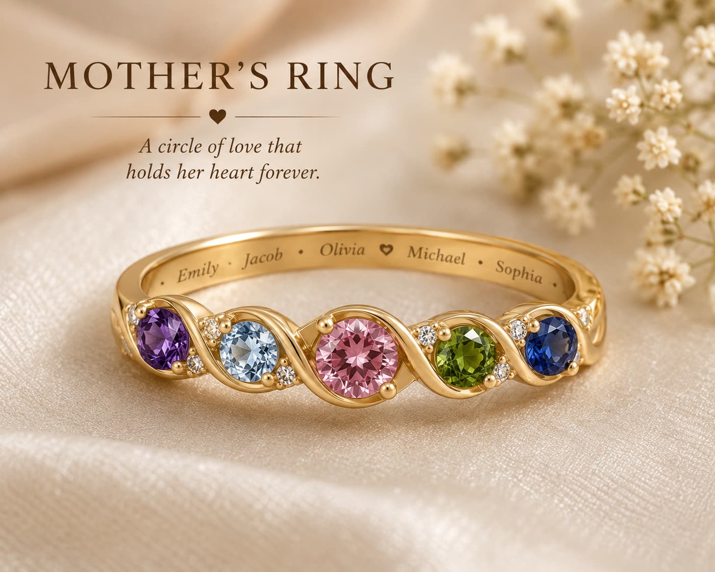 Mother's Ring Meaning: History, Birthstones, and Styles