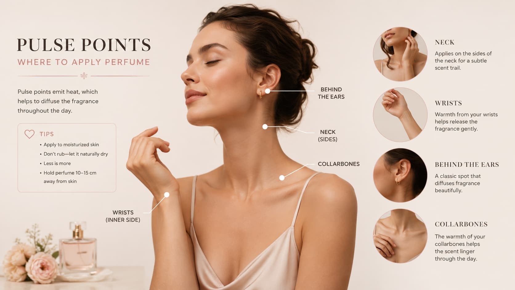 Best Perfume Pulse Points: Where to Spray for Lasting Scent