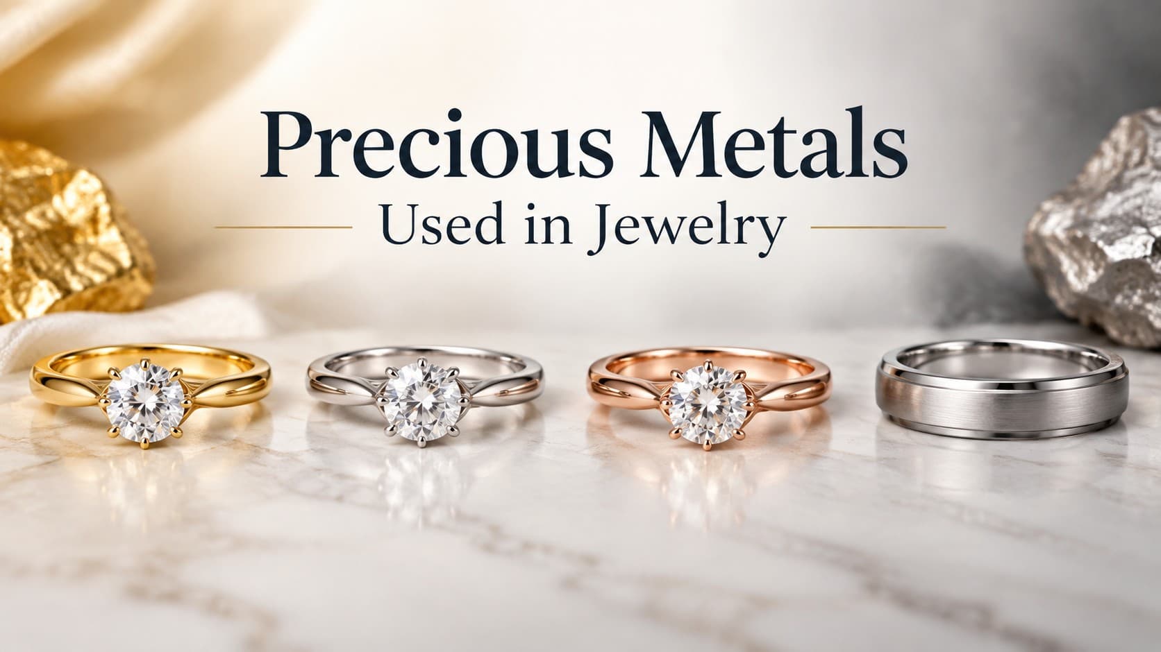 Precious Metals Used in Jewelry: Types, Properties, and Care