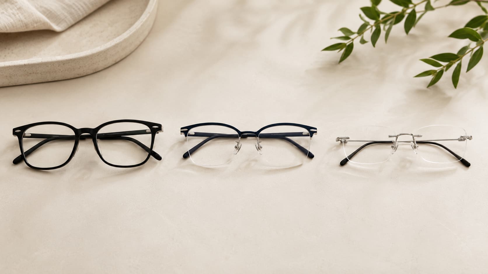 Eyeglass Frame Styles: Rimless, Semi-Rimless and Full-Rim