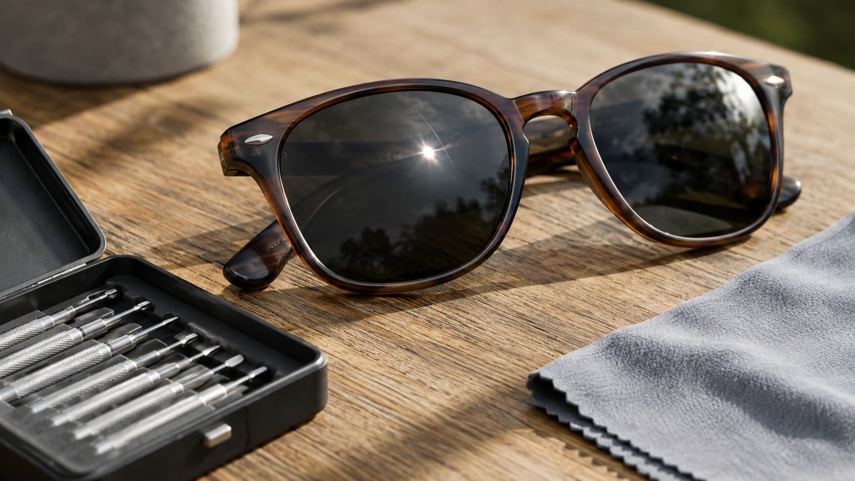 How to Repair Sunglasses Yourself: Scratches, Hinges, and Frames