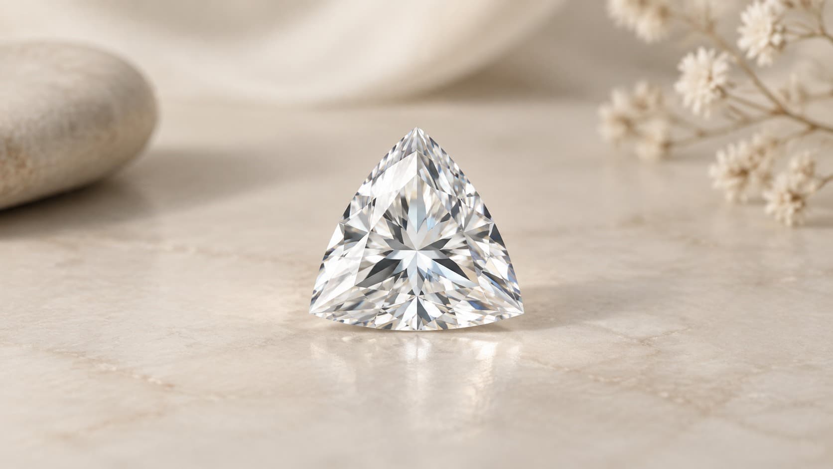 Trillion Cut Gemstones: Beauty, Care, and Value