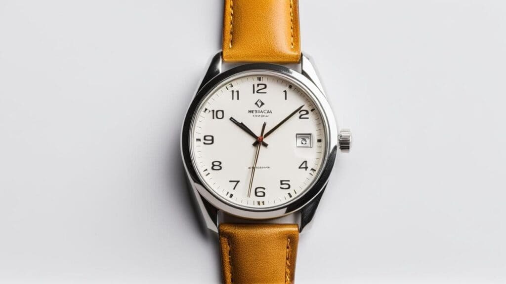 Traditional mechanical watch with classic design - shows the timeless craftsmanship and engineering precision that mechanical watch enthusiasts appreciate