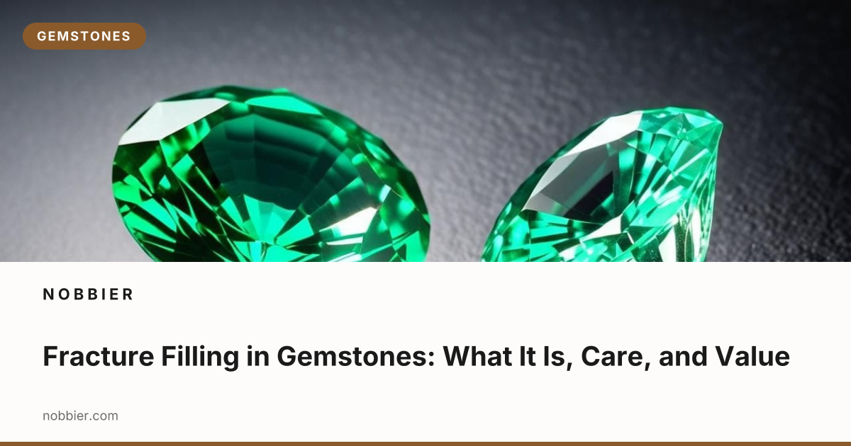 Ruby Fracture Fracture Filling in Gemstones: What It Is, Care, and Value | Nobbier