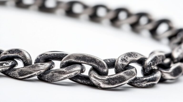 Tarnished Silver Chain Humidity Damage