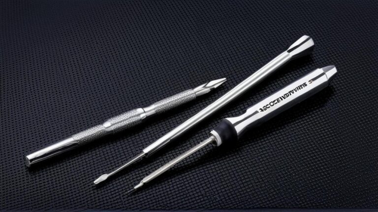 Essential watch band resizing tools including spring bar tool and precision screwdrivers for link removal and band adjustment