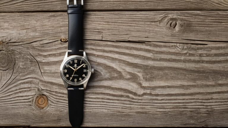 Soviet military-style watch with black dial and Arabic numerals representing Komandirskie tradition and Russian horological craftsmanship
